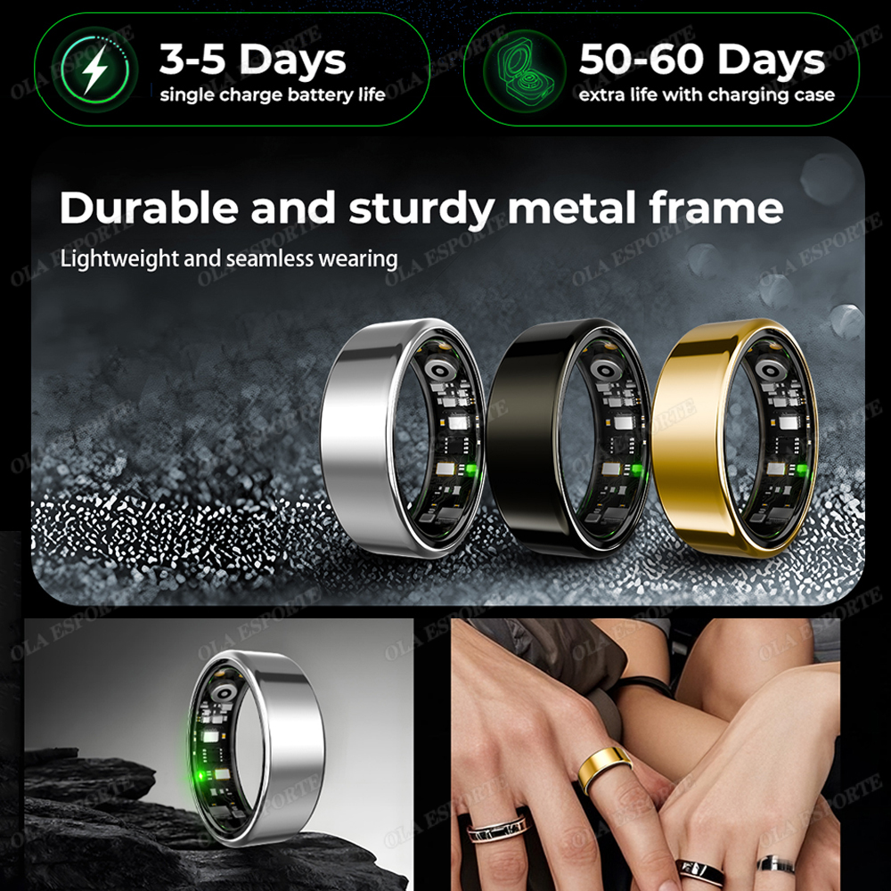 New R09 Smart Ring Men Women w - Temperature Ring Skin avaliação e preço