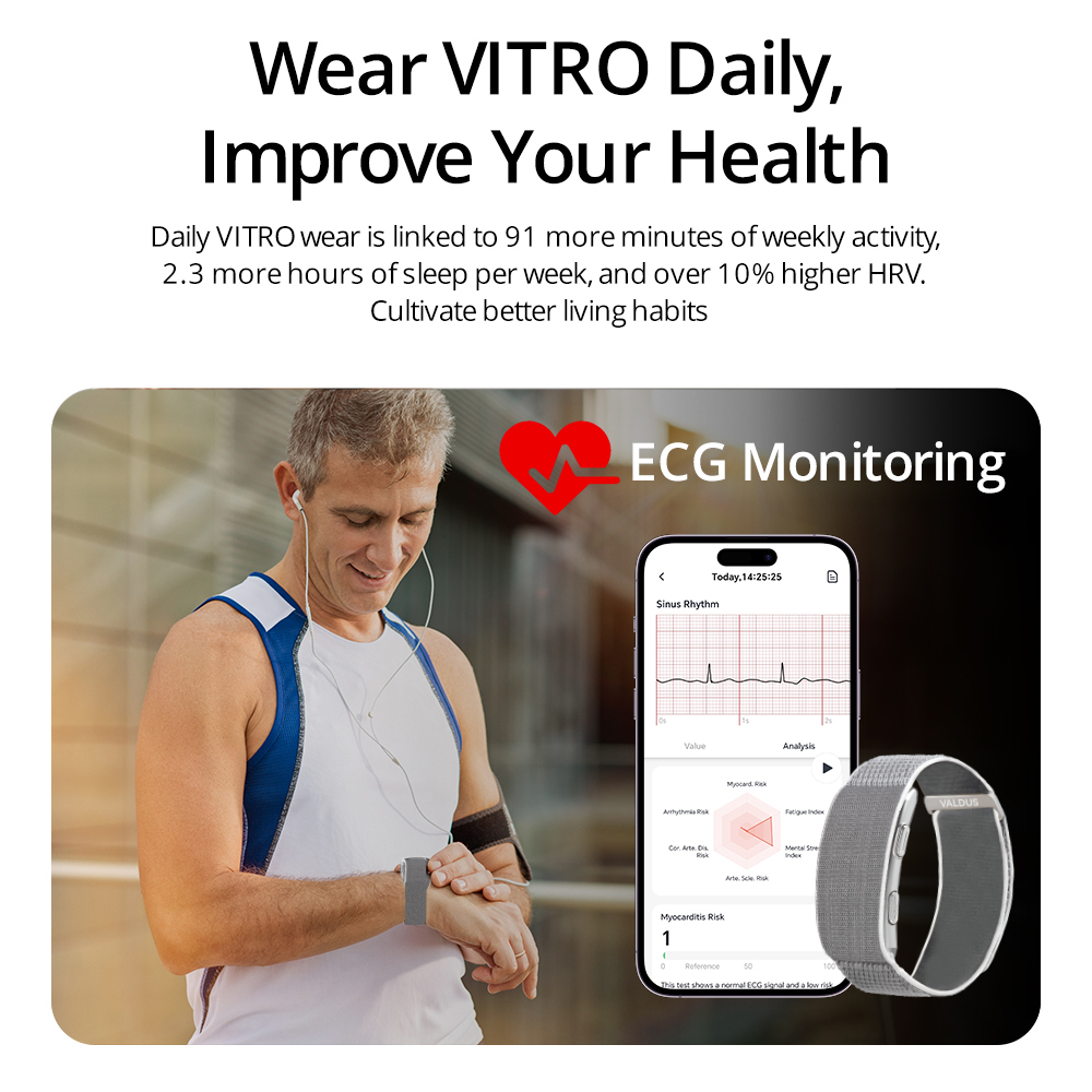 VALDUS 2026 New VITRO NO Scree - Fall Detection Watch avaliação e preço