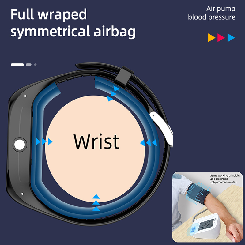 New Blood Pressure Blood Oxyge - Fall Detection Watch avaliação e preço