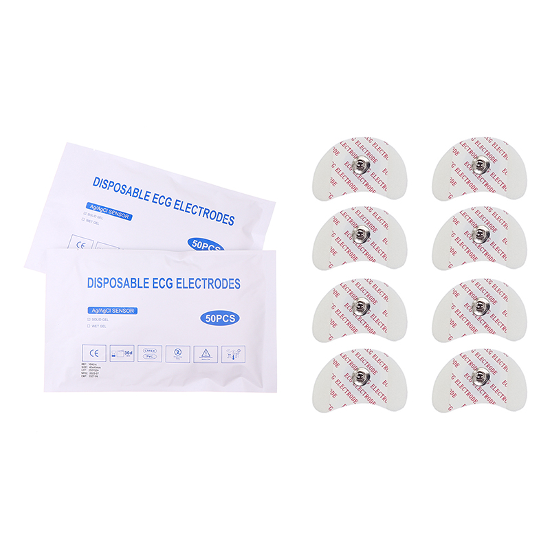 50PCS Each Bag 2439 White Foam - Ecg Patch Monitor avaliação e preço