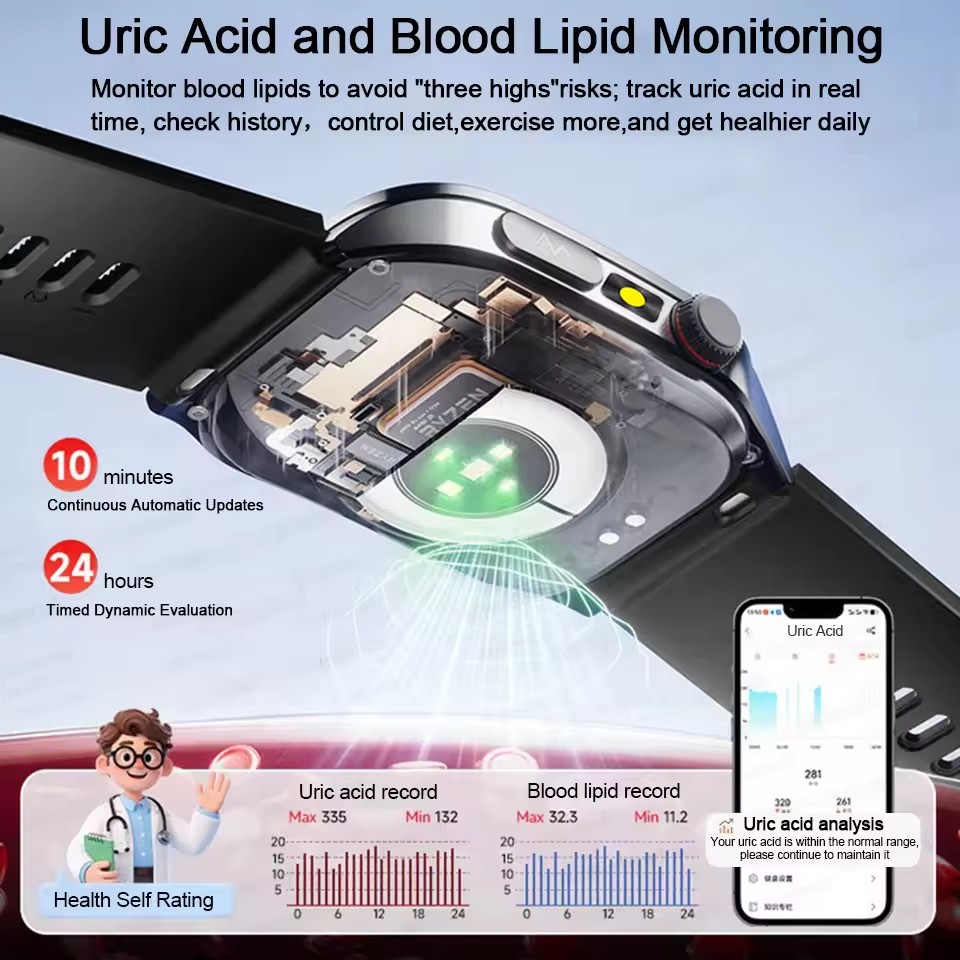 2026 New Health Smart Watch La - Fall Detection Watch avaliação e preço