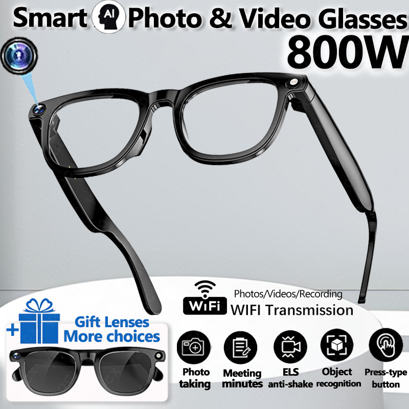 2026 Smart Glasses 800W Camera - Smart Glasses Lens avaliação e preço