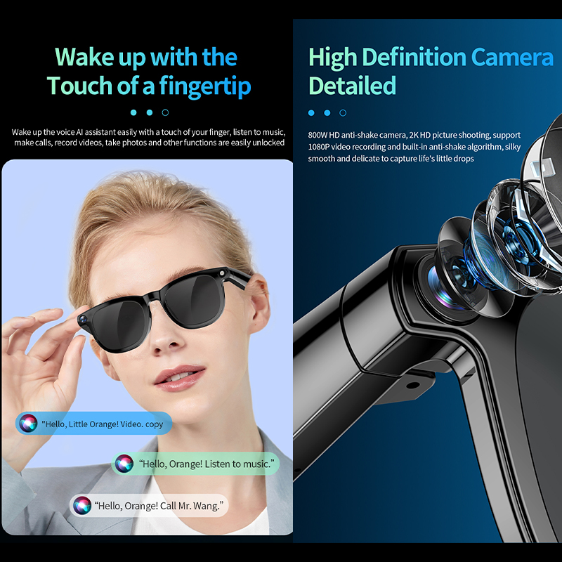 2026 Smart Glasses 800W Camera - Smart Glasses Lens avaliação e preço