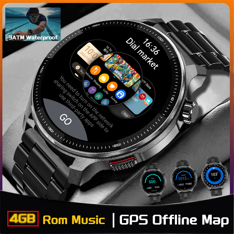 NEW 4G Memory GPS Offline Map  - Fall Detection Watch avaliação e preço