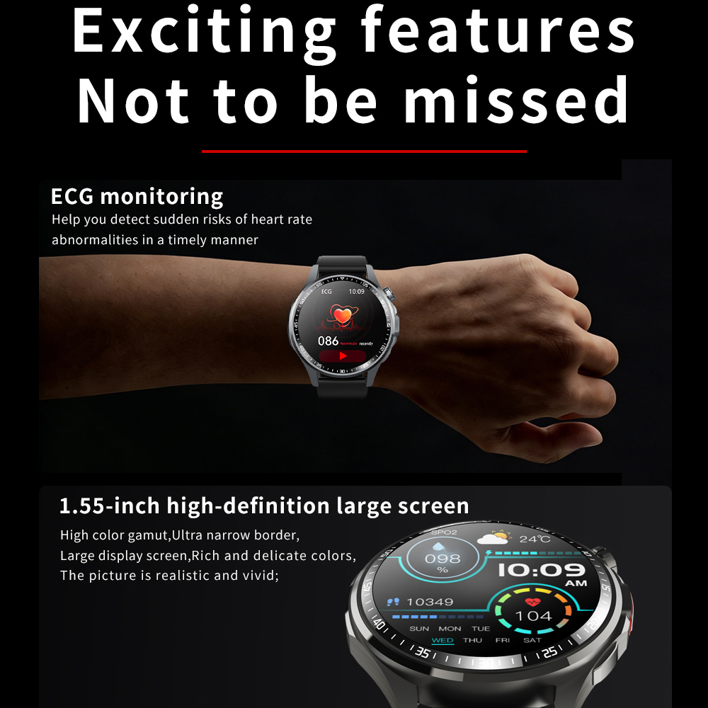 Men Smart Watch All Day Fall D - Fall Detection Watch avaliação e preço