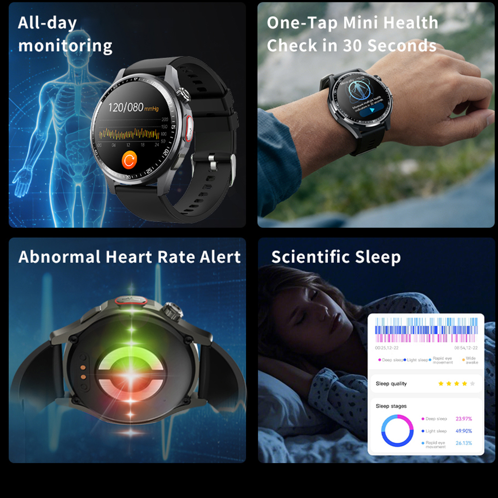 Men Smart Watch All Day Fall D - Fall Detection Watch avaliação e preço