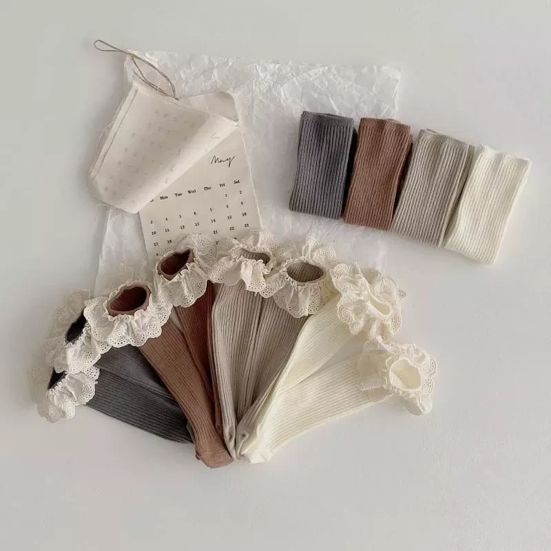4 Pairs Fashion Baby Girls Ruf - Baby Sock Oximeter avaliação e preço