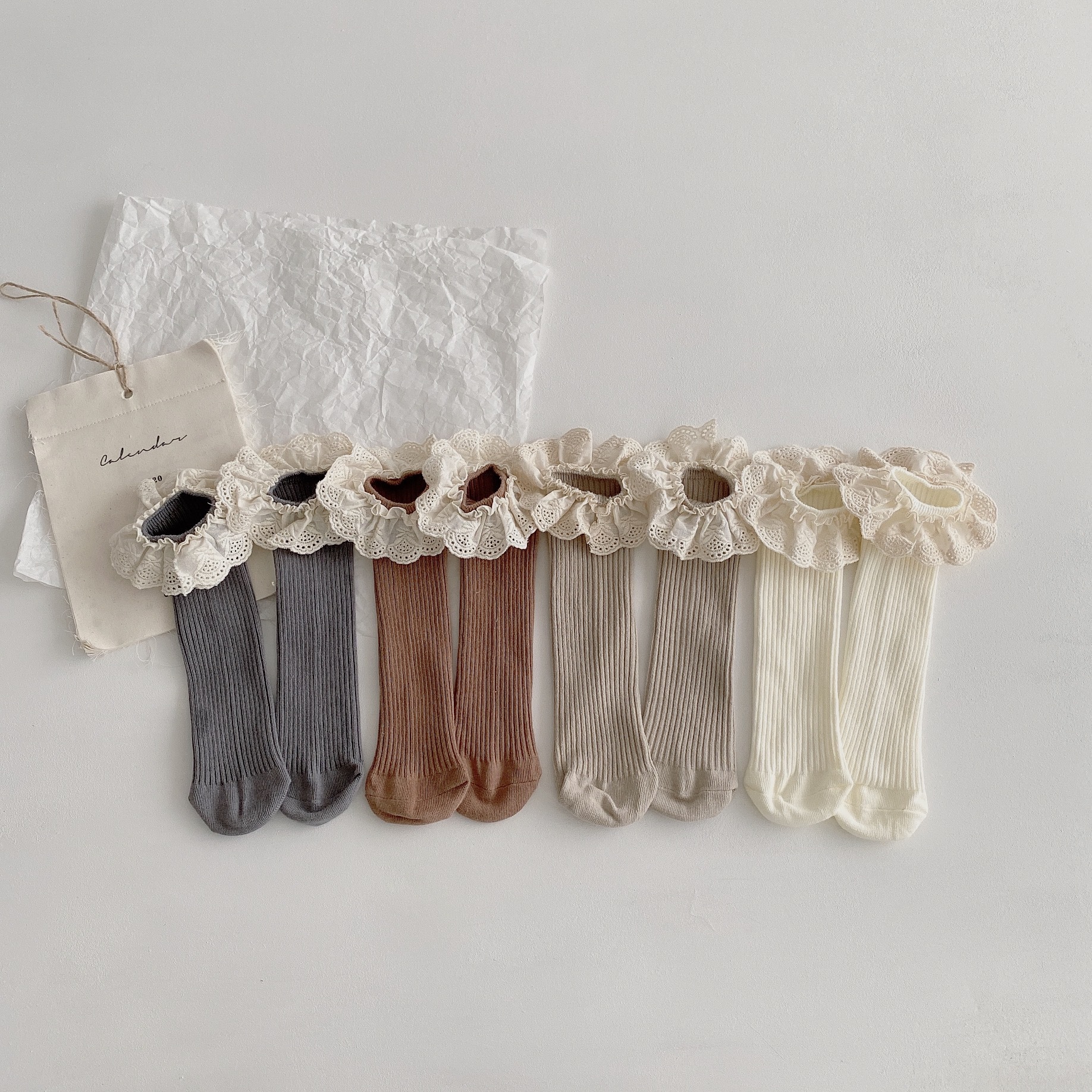 4 Pairs Fashion Baby Girls Ruf - Baby Sock Oximeter avaliação e preço