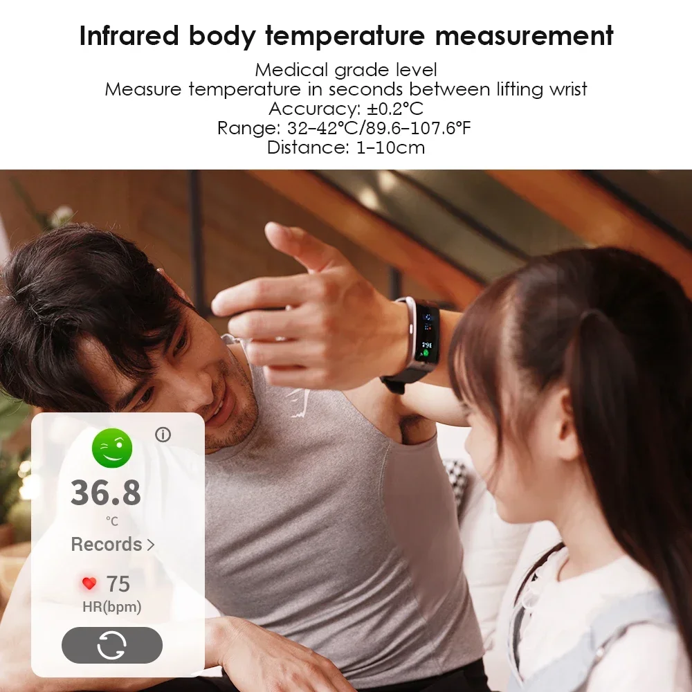 2022 ROCAR Smart Watch Breath  - Breath Rate Monitor avaliação e preço