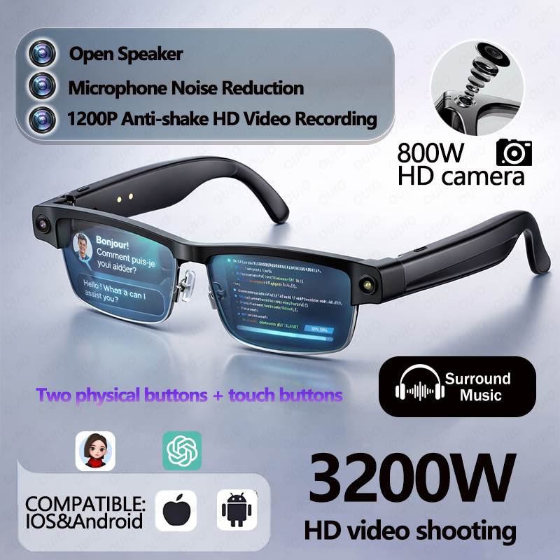 Al Smart Photo Glasses 800W Ca - Smart Glasses Lens avaliação e preço