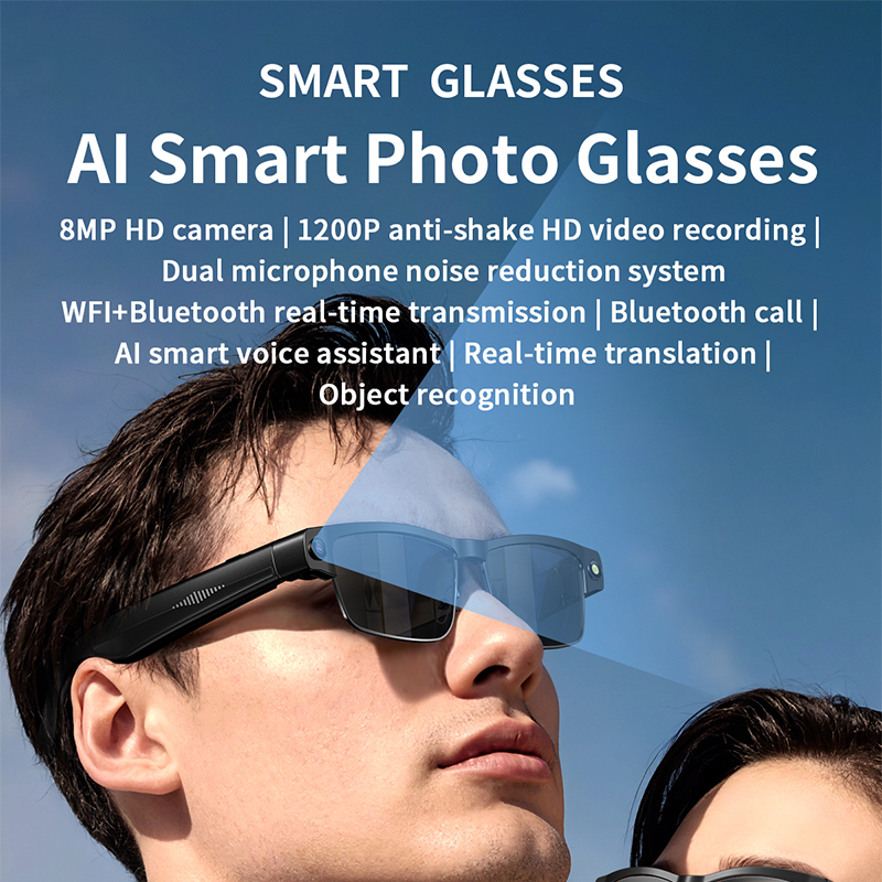 Al Smart Photo Glasses 800W Ca - Smart Glasses Lens avaliação e preço