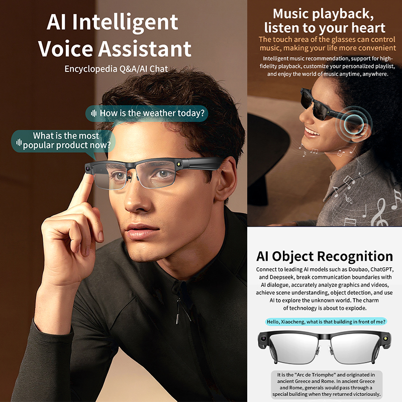 Al Smart Photo Glasses 800W Ca - Smart Glasses Lens avaliação e preço