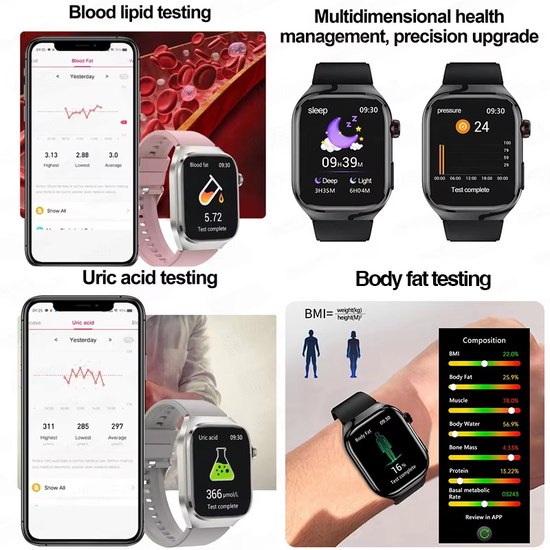 New Nursing Level Blood Pressu - Fall Detection Watch avaliação e preço