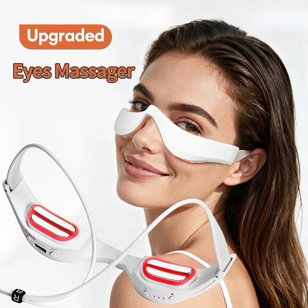 3D Eye Massager Red Light Ther - Light Therapy Glasses avaliação e preço
