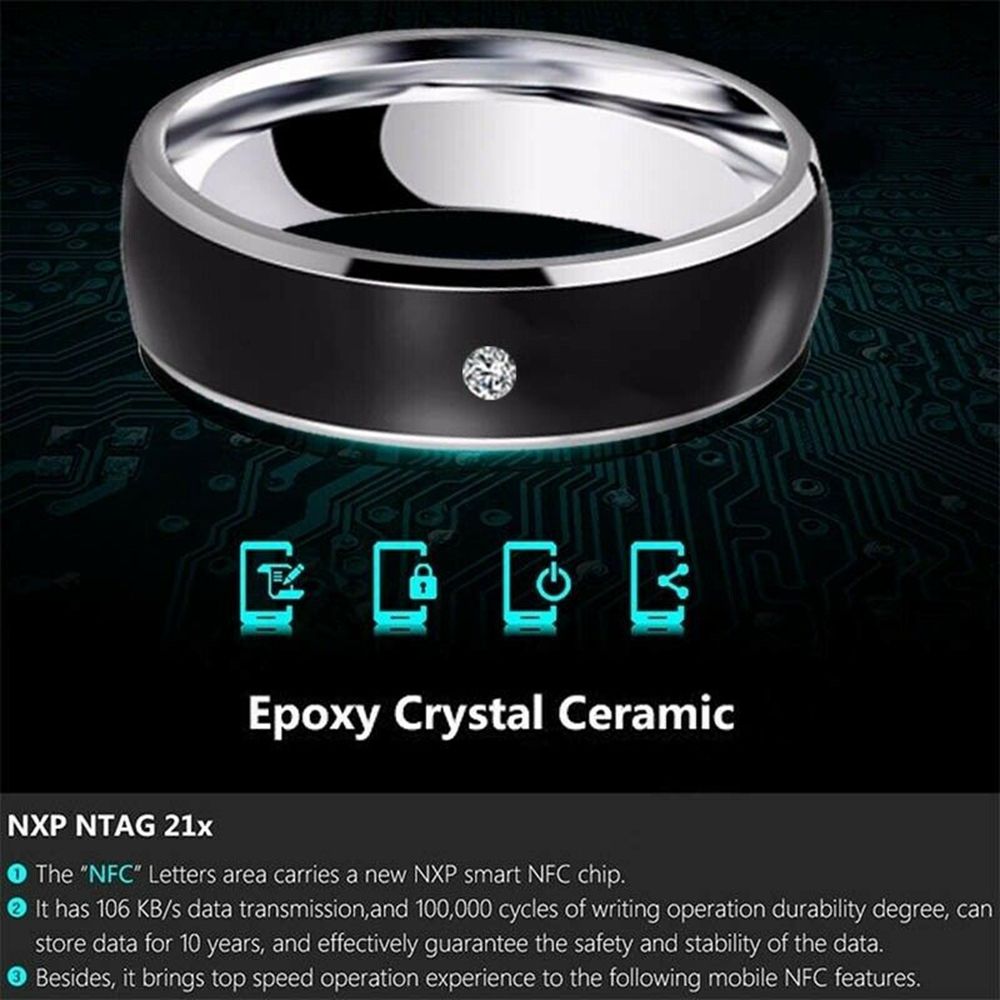 New NFC Smart Ring Multifuncti - Smart Ring Nfc Pay avaliação e preço
