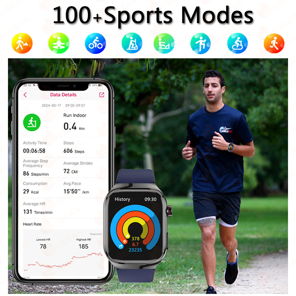 TK16 Smart Watch Men 2.04 Inch - Fall Detection Watch avaliação e preço