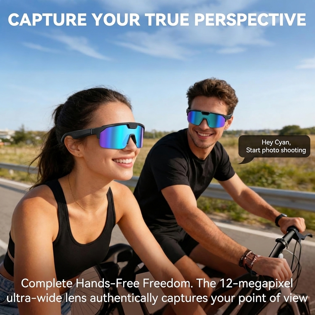 2026New AI Smart Glasses 1200P - Smart Glasses Lens avaliação e preço