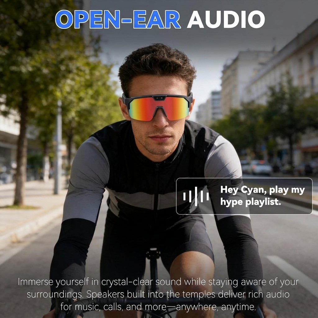 2026New AI Smart Glasses 1200P - Smart Glasses Lens avaliação e preço