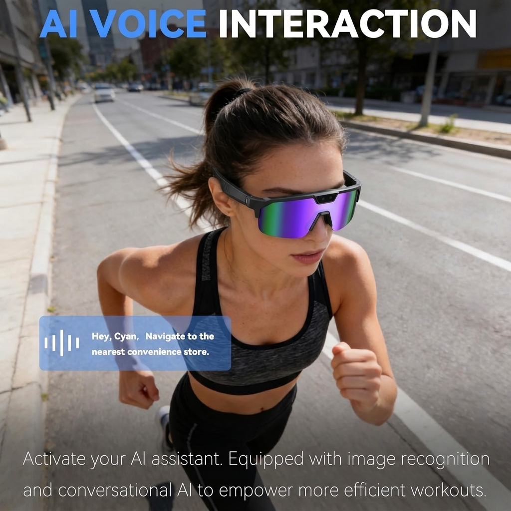 2026New AI Smart Glasses 1200P - Smart Glasses Lens avaliação e preço