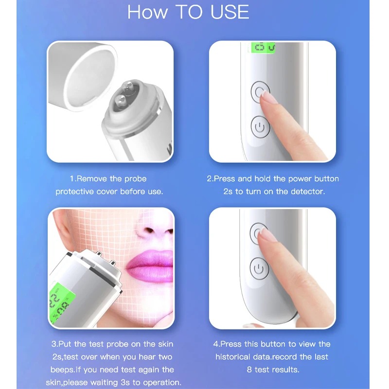 Portable Rechargeable Skin Ana - Galvanic Skin Sensor avaliação e preço