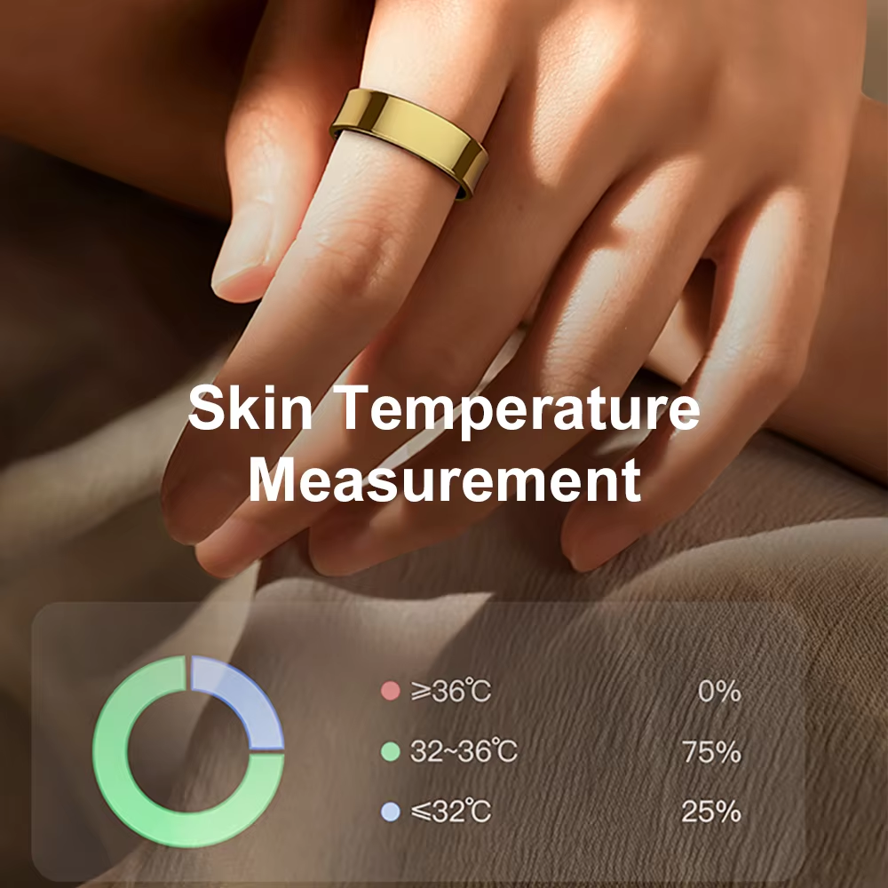 Smart Ring with Charging Case, - Temperature Ring Skin avaliação e preço