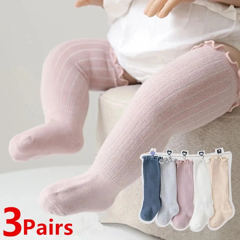 3Pairs/Lot Baby Girls Socks La - Baby Sock Oximeter avaliação e preço