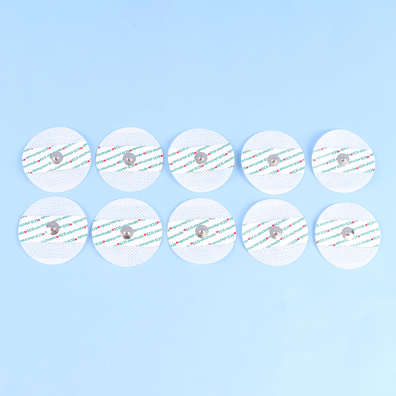 10Pcs Non-Woven ECG Electrode  - Ecg Patch Monitor avaliação e preço