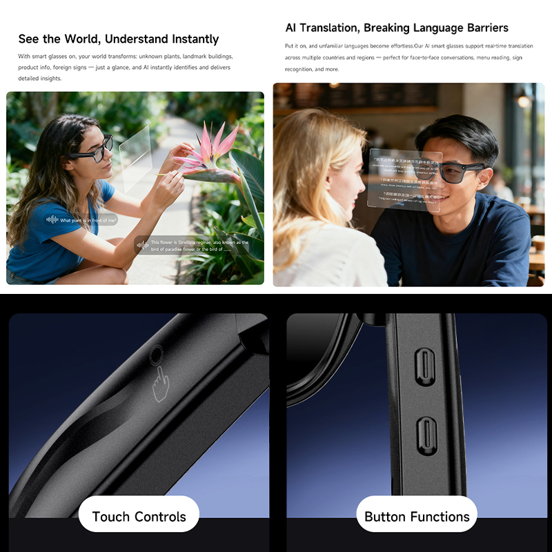 AI Smart Glasses with 100W HD  - Smart Glasses Lens avaliação e preço
