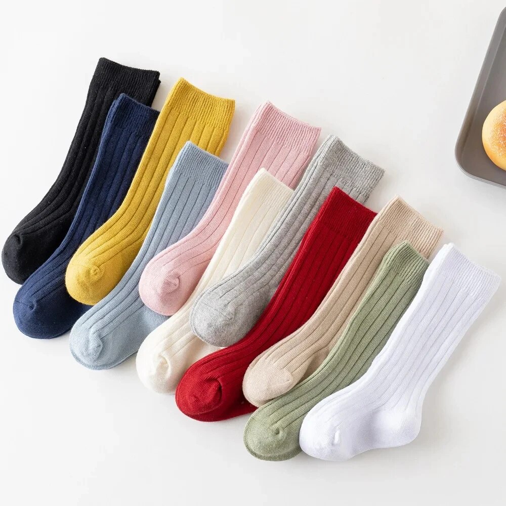 3Pairs/Lot Baby Knee High Sock - Baby Sock Oximeter avaliação e preço